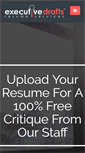 Mobile Screenshot of executivedrafts.com